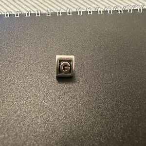 Pandora Silver “G” Charm